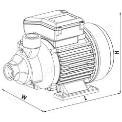 Sumak Smt15 1.5 Hp 380V Preferikal Pompa  resim4