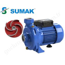 Sumak Sm100A 1 Hp 220V Açık Çarklı Santrifüj Pompa resim1