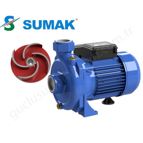 Sumak Sm100A 1 Hp 220V Açık Çarklı Santrifüj Pompa