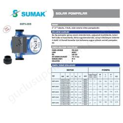 Sumak Ssp3-32/6/130 Sıcak Su Sirkulasyon Pompası resim2