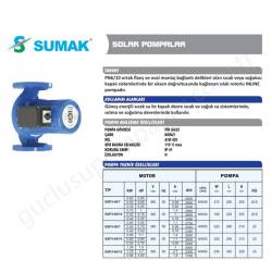 Sumak Ssp3-50/-7 Flanşlı Sirkulasyon Pompası resim2