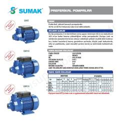 Sumak Smt10 1 Hp 380V Preferikal Pompa  resim2