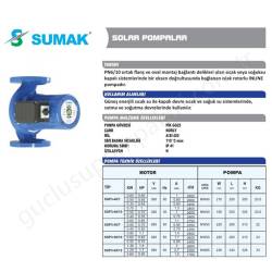 Sumak Ssp3-50/10 Flanşlı Sirkulasyon Pompası resim2