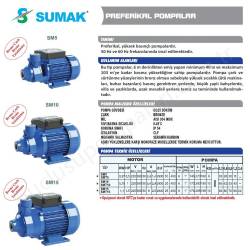 Sumak Sm5 0.5 Hp 220V Preferikal Pompa  resim2