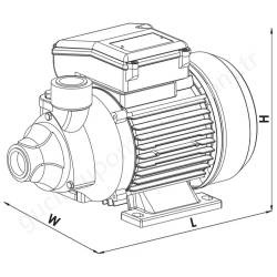 Sumak Smt5 0.5 Hp 380V Preferikal Pompa  resim4